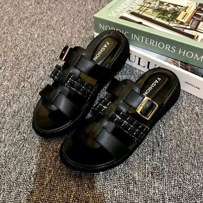 Sandal wanita model korean kode amanda ukuran 37-40 Warna kekinian