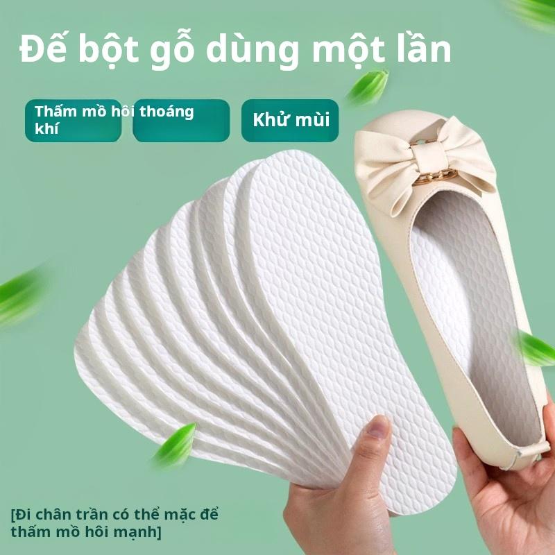 Miếng Lót Giày Dùng Một Lần, Làm Bằng Bột Gỗ, Thấm Hút Mồ Hôi, Khử Mùi, Thoáng Khí, Thoải Mái, Siêu Mỏng, Thích Hợp Cho Nam Và Nữ, Thích Hợp Cho Bàn Chân Không Xương