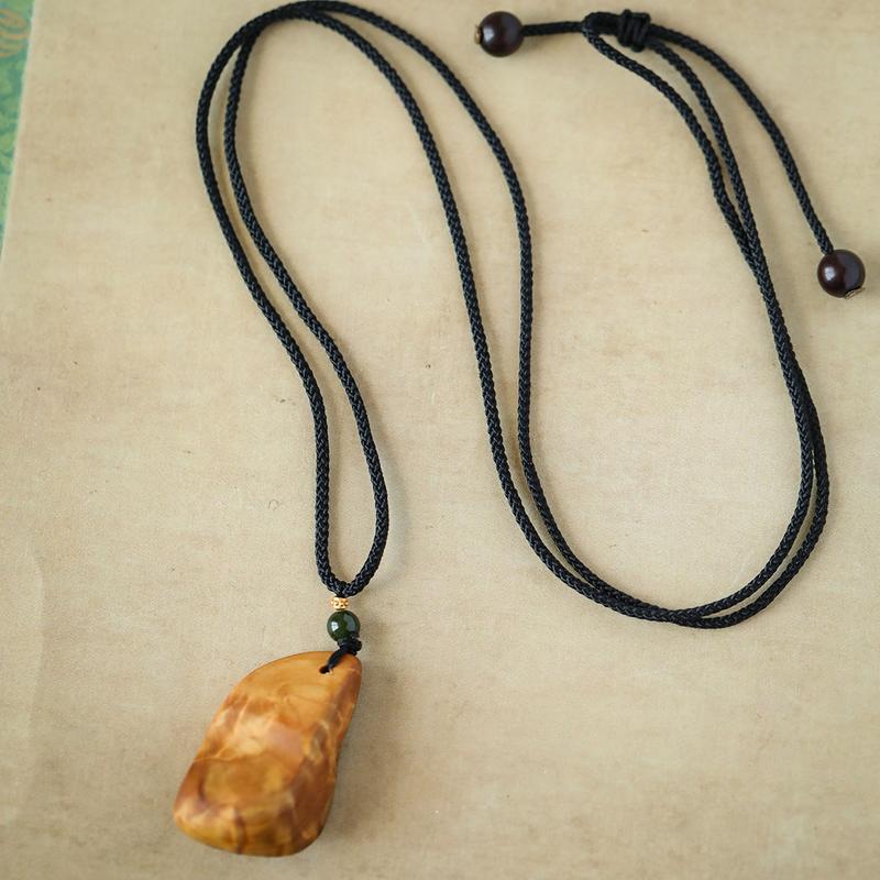 Benmu New Chinese Design Thuja Weathered Pendant YBDZ 20240626-025G 0
