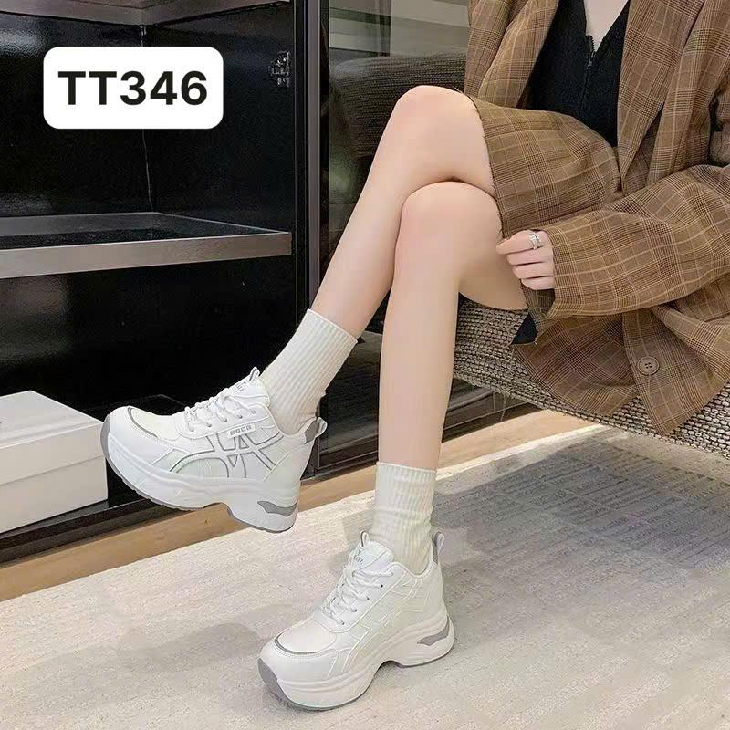  ISHOES STORE - Giày Thể Thao Nữ TT346 Độn Đế 7cm Thiết Kế Trẻ Trung Năng Động 