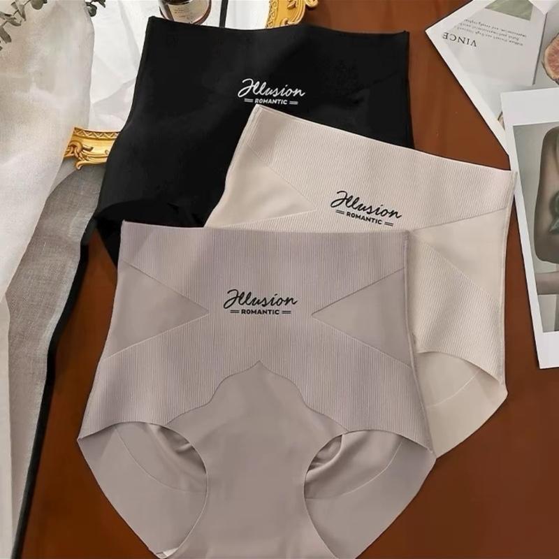   L1   Quần Lót Nữ Cạp Cao SU Đúc Che Khuyết Điểm Nâng Mông Không Viền. 