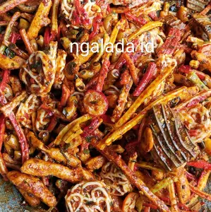 Seblak Campur Mix 500 gr Pedas Daun Jeruk Bawang - Aneka Krupuk Seblak - Bubuk, Spices Cikur