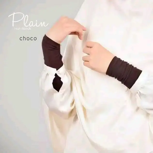 Manset Polos Premium Handsock Tanpa Lobang Jempol Bahan Tebal
