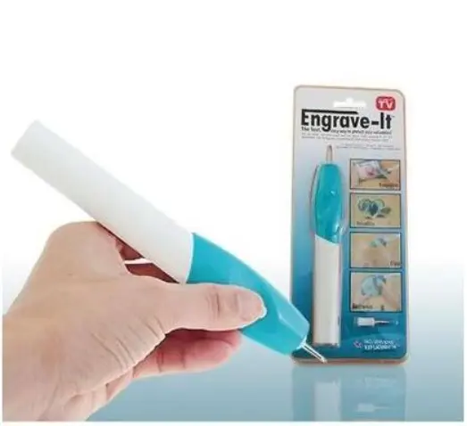 EZ Engraver / Alat Pena Ukir Grafir - Alat Ukir Elektrik Pen - Praktis & Aman untuk Semua Permukaan