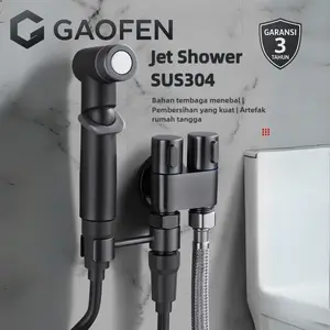 Live-[COD]Gaofen Jet Semprot Toilet – Tekanan Tinggi, SUS304 Anti Karat, Set Lengkap