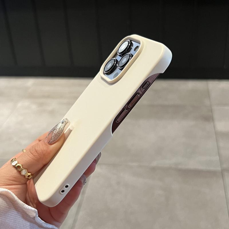 Product Introduction of New Style Half Pack Anti Fingerprint Solid Color TPU Phone Case For iPhone 16 Pro Max 15 14 13 12 11 Shockproof Soft Shell Cover 8