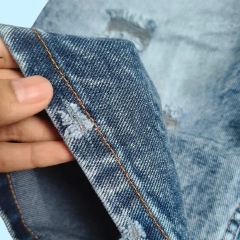 paket usaha 6pc celana pendek jeans pria Distro sobek 7