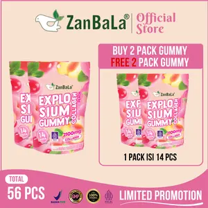 【PROMO GRAND LAUNCHING】【EXCLUSIVE OFFICIAL STORE 】 Explosium Collagen Gummy - 150mg/Butir