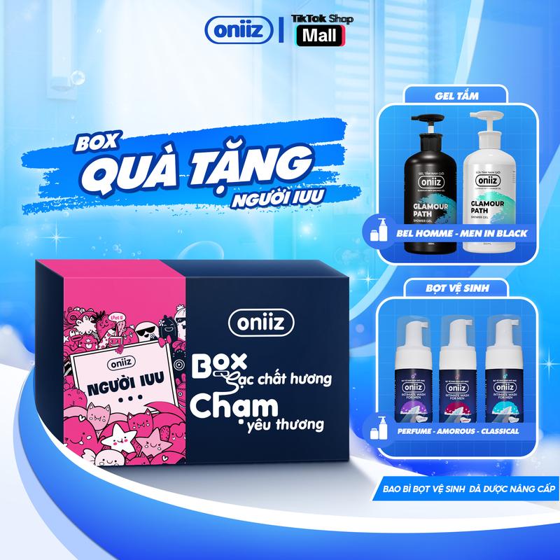 Quà Tặng Người IUU - Sữa tắm hương nước hoa cao cấp 500ml, Dung dịch vệ sinh tạo bọt nam giới 100ml | Quà tặng nam giới - Sạc Chất Hương Chạm Yêu Thương