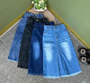 Rok Jeans  Rawis Fashion Anak Perempuan Umur 2-8 Tahun Kain Jeans Premium
