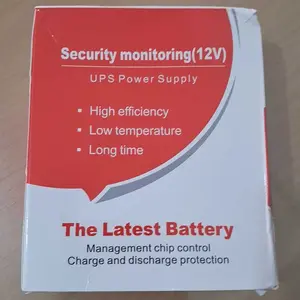 V380 Smart UPS 12V 1.5A Uninterruptible Power Supply Mini UPS Baterai Cadangan untuk WiFi Router Modem dan Kamera CCTV Outdoor Tahan Air dan Tahan Api anti mati internet cadangan listrik rumah ups tahan lama wifi tetap nyala saat mati lampu darurat rumah