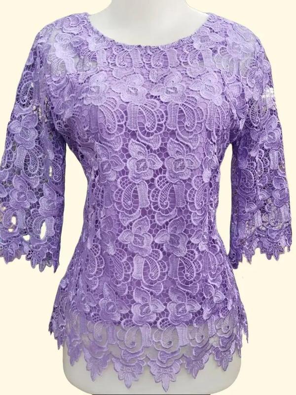 Atasan blus brokat hoki cantik 2