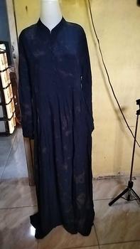 Product Review of Gamis Twill Terbaru Gamis Syari Gamis Twill Candimekar Ori By Haynabatik Bunga Cantik Dress Rayon Nyaman Kain Kancing Karet Muslim from A**h 1