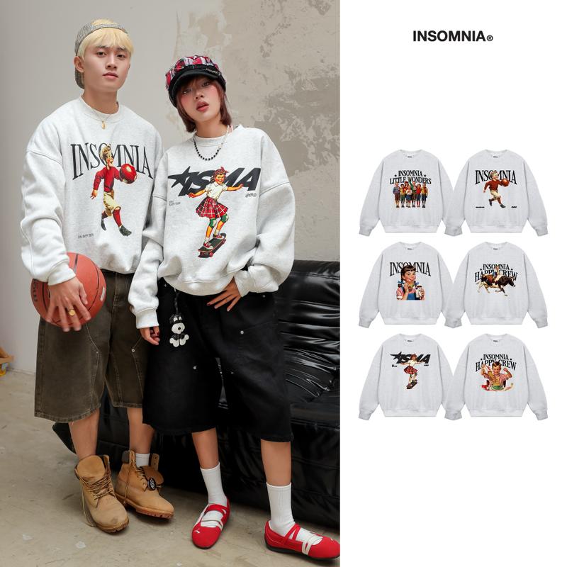 (NEW COLLECTION) Áo Nỉ Bông Sweater Holidays Form Boxy Unisex - HD013