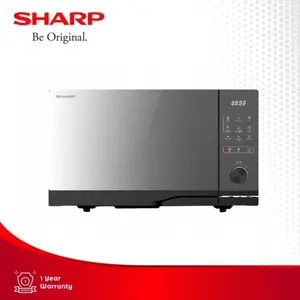 Sharp Microwave Oven Flatbed 25L R-225DFB-BK / R225DFB / R 225DFB (BK) - Extra Space - Touch Control - 500W