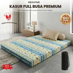 MikaHome Kasur lantai dan dipan dengan busa super  Premium anti  kempes, anti lembab, dan cepat kembali kesemula kain tenun premium Nyaman Digunakan ketebalan 5 dan 10 cm Harga Ekonomis motif lauroy furniture rumah