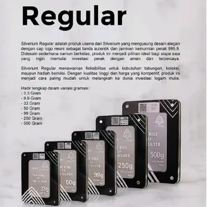 Silverium Reguler Gramasi 3.3g - 500g