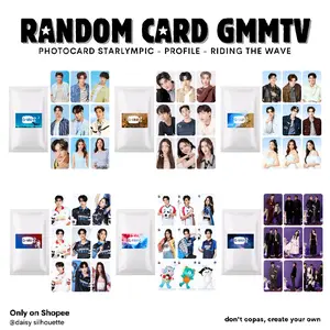 RANDOM CARD GMMTV 8 PCS | PHOTOCARD UNOFFICIAL PROFILE GMMTV 2024 / PROFILE GMMTV 2025 / STARLYMPIC 2024 / RIDING THE WAVE | GEMINIFOURTH PONDPHWIN JOONGDUNK PERTHSANTA JIMMYSEA OFFGUN TAYNEW OHMNANON WINNYSATANG SKYNANI AOUBOOM BOUNPREM MILKLOVE LYKN