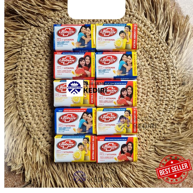 PROMO 10 PCS SABUN MANDI LIFEBUOY 60GR MURAH MIX RANDOM 2