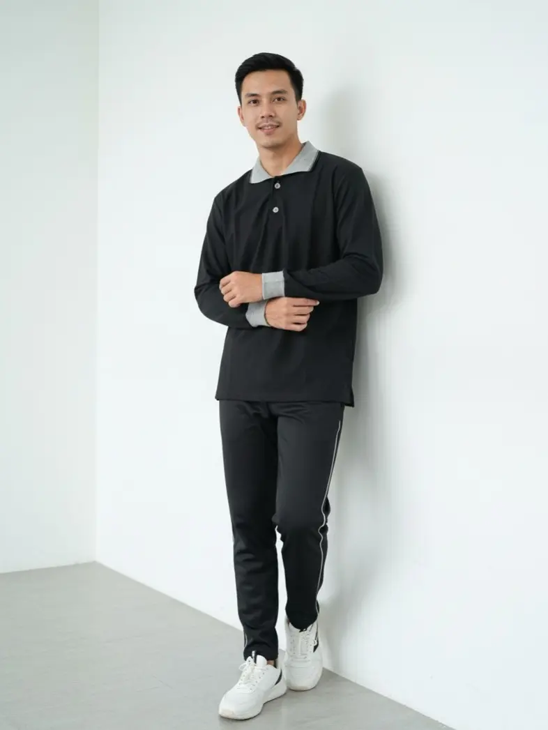 Seragam Olahraga Pria Lengan Panjang JF SPORT