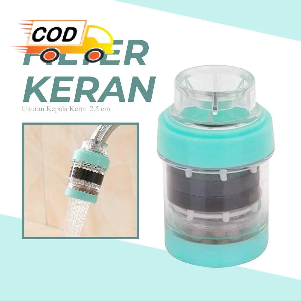 Saringan Air Keran Penjernih Kran Kotoran Keruh Jadi Jernih Filter Kamar Mandi Wastafel Faucet Medical Water Purifier