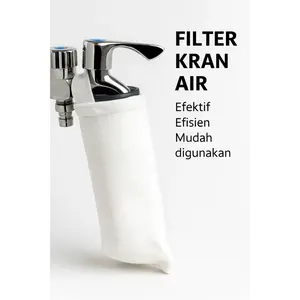 Filter Air Keran Saringan Penjernih Air Kain Tebal Selobong Penahan Air cocok untuk air PDAM dan sumur  Simple Mudah Dicuci Awet Tahan Lama Cocok Semua Keran