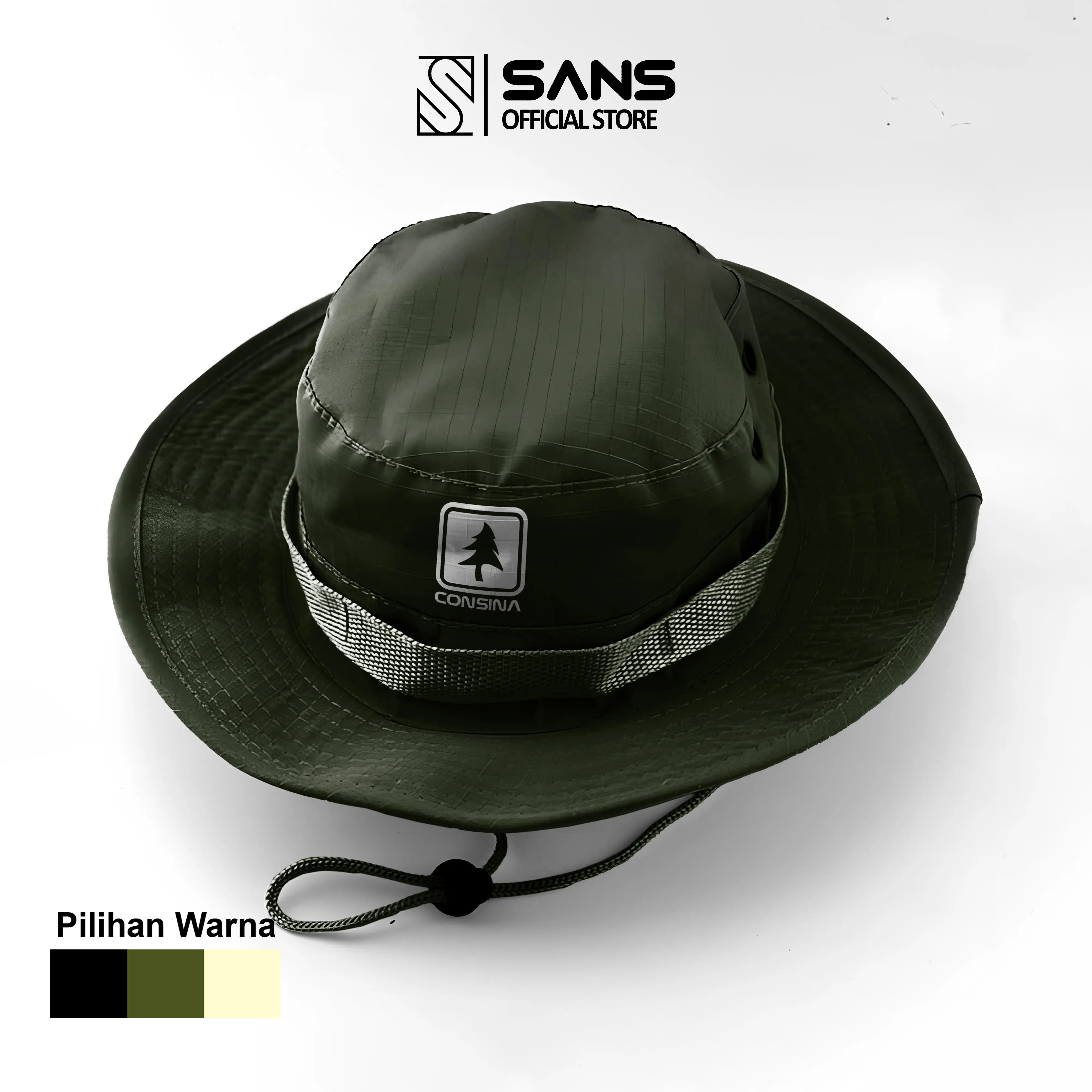 Topi Rimba Outdoor Premium - Topi Hiking Trek Pendaki Gunung Adventure High Quality - Military Army Hat Unisex