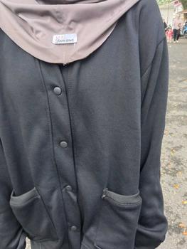 Product Review of Sweater Cardigan Basic UNISEX  tebal Knitwear Pria Santai Panjang Hitam Oversize cardigan sad Kain Fleece Regular knit Crewneck from F**i 0