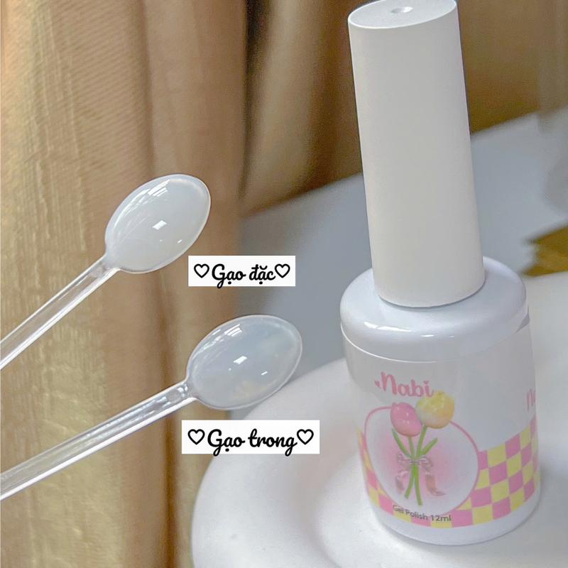 Sơn gel nước gạo Nabi màu thông dụng gạo đục gạo trong 12ml