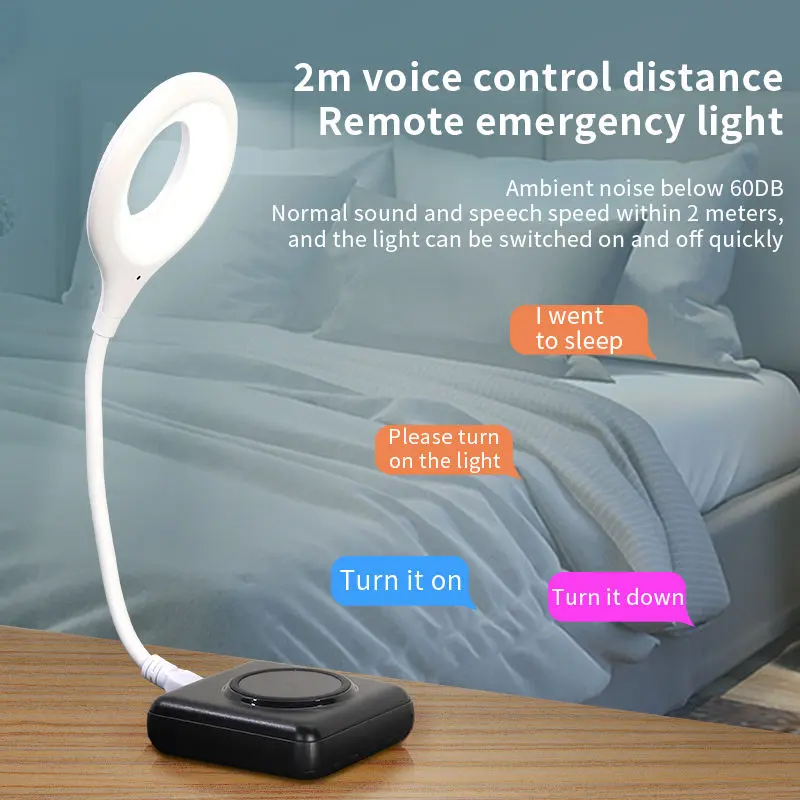 Creative voice light Artificial intelligence voice controlled light voice control mini portable atmosphere camera LED night light