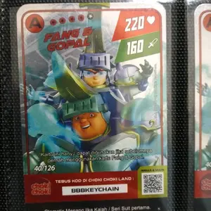 MONSTA GALAXY CARD - BOBOIBOY - CHOKI CHOKI - A - 40/126