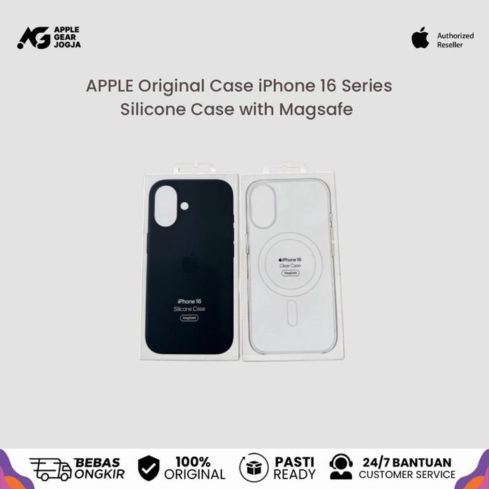 Gambar APPLE Original iPhone 16 Series Case with MagSafe - Clear Case dari APPLE GEAR JOGJA Kota Yogyakarta Tokopedia