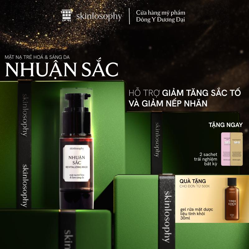  Mặt Nạ Nhuận Sắc Skinlosophy Giúp Trẻ Hóa Và Trắng Hồng Làn Da - 30ml 