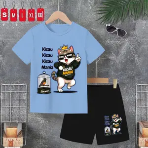 PAKAIAN SETELAN RESMI CELANA DAN BAJU ANAK Cowok Cewek Bahan Katun 24s Ukuran  DesainReady KICAU MANIA