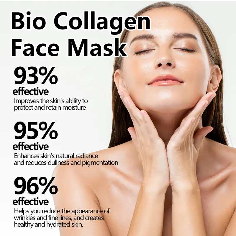 Anti-Wrinkle Mask, Collagen Mask,  Bio-Collagen Face Mask, Deep Bio-Collagen Mask, Pure Collagen Film, Hydration Mask 4