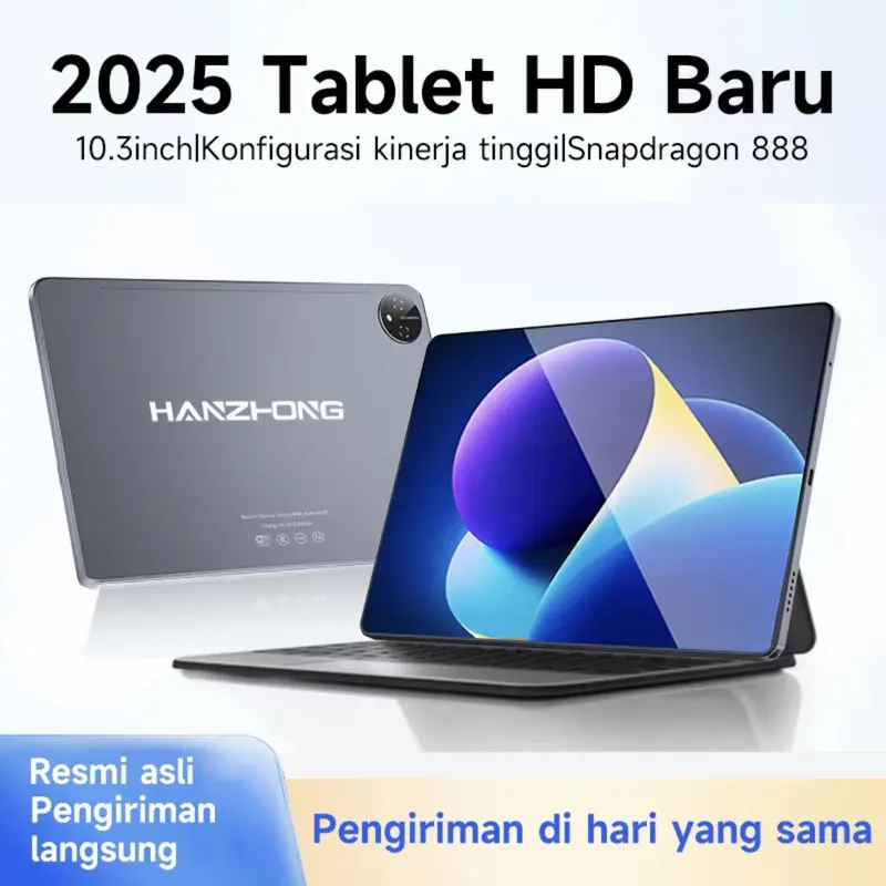 Miracle H13 tablet 2025 5G matepad Pro 10.3"' Tablet [16GB+ 1TB]Pengalaman Pro Layaknya PC /120Hz OLED RealColor FullView Display | Ultra-tipi tablet putih Wifi 3