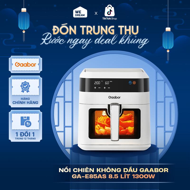 Nồi Chiên Không Dầu Gaabor GA-E85AS 8.5 Lít 1300W - Hàng Chính Hãng