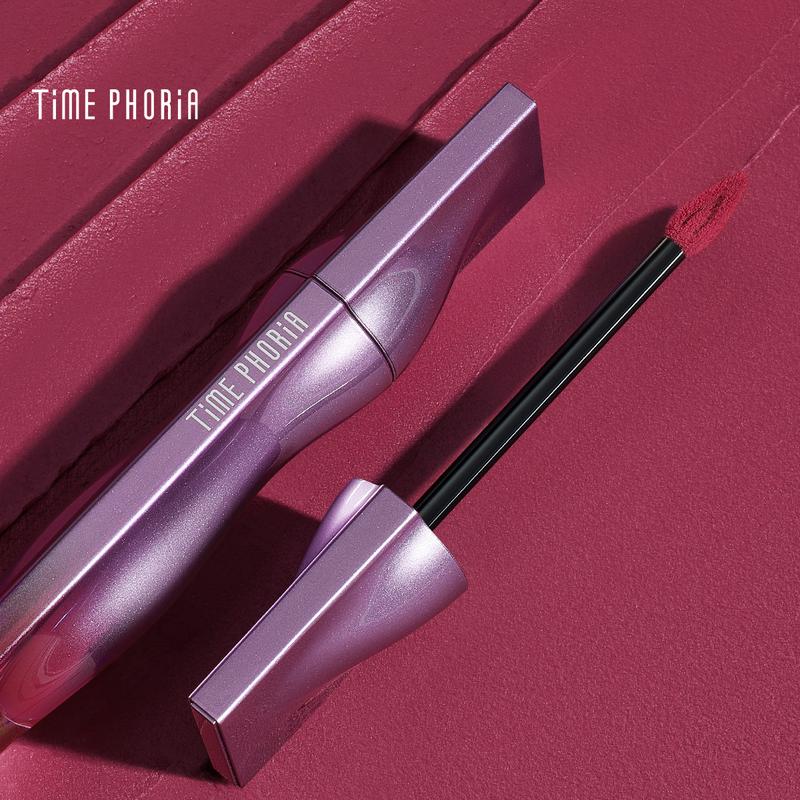 【NEW】TIMEPHORIA-MORE COLORS 2 PCS STELLAR DUST LIP STAIN 5ML+Nebula Velvet Lip Cream  | Dual-Effect Velvet Staining Lip Set，bold, lightweight, long-lasting color. silky smooth, 12-hour wear Lipstick Lipstick 8