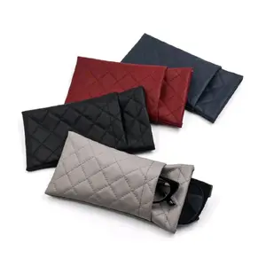 Tas Kantong Kacamata bahan Bordir ruang 2 sarung kacamata elegan  Glasses