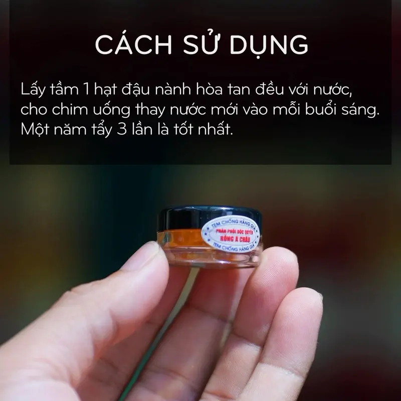 COMBO 2 CHAI TẨY GIUN SÁN DUYỆT KÍ SINH TRÙNG VĂN TOẠI NHẬP KHẨU CHÂU ÂU ( DÀNH CHO MỌI LOÀI CHIM CẢNH ) 2