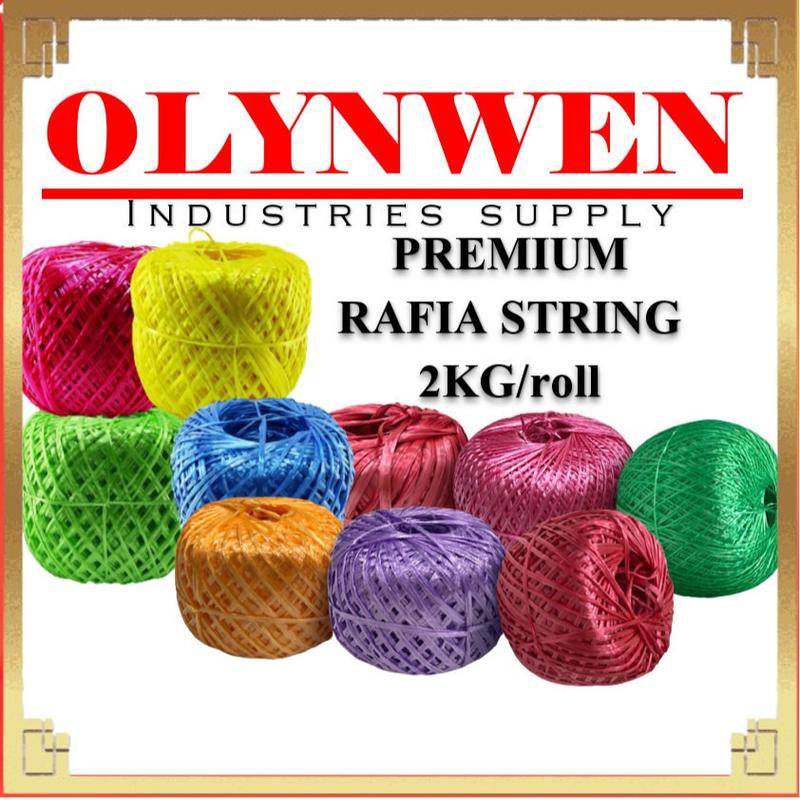 Product Introduction of Tali / Raffia String / Plastic String / Rope / Tali Rafia Plastik - 2kg size EXTRA BIG (7 COLOUR AVAILABLE RIGHT NOW!!!) 15