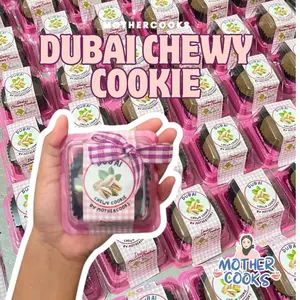 [COOKIE REGULER] Dubai Chewy Cookie / Dessert Viral / Dubai Jjeundouk Cookie Snack Food Cemilan Makanan