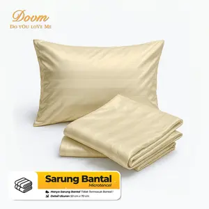 Dovm - Sarung Bantal Rasa Hotel Adem & Lembut Microtencel Premium 50x70