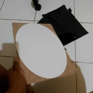 READY (BUKAN BURAM, BUKA PLASTIKNYA DULU) STICKER CERMIN OVAL ESTHETIC TIDAK MUDAH PECAH, TERGORES, LENTUR CERMIN DINDING OVAL