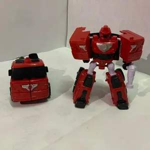 Mainan Robot Mini R Berubah Jadi Mobil Pemadam Kebakaran