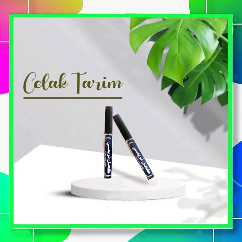 PAKET 10 PCS CELAK TARIM ORIGINAL DARI YAMAN DENGAN BATU ISMID DAN AIR ZAM-ZAM - WARNA HITAM - Eyeliner rani 1