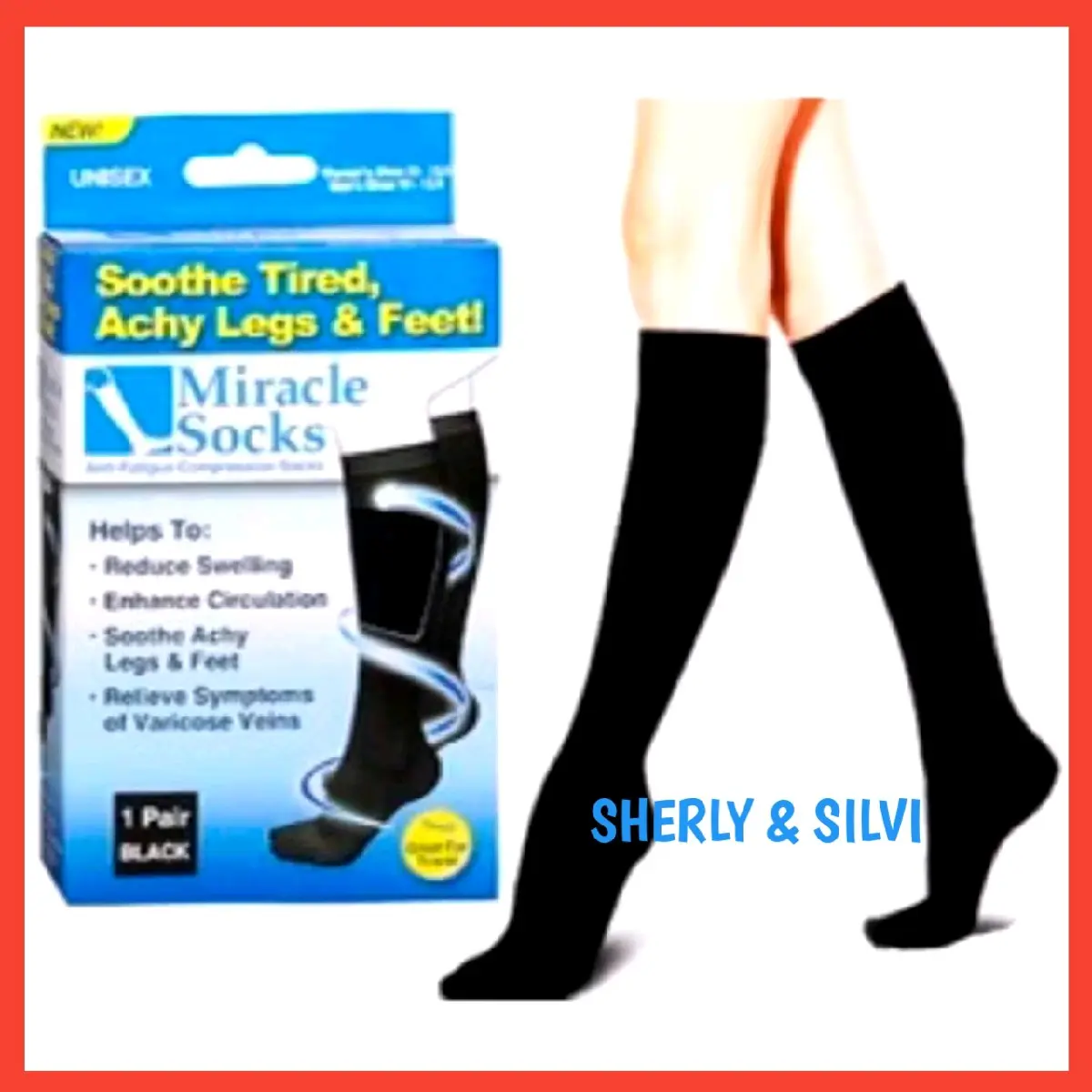 kaos kaki varises Miracle Socks/Kompresi Anti Bengkak dan bau/kaos kaki kesehatan