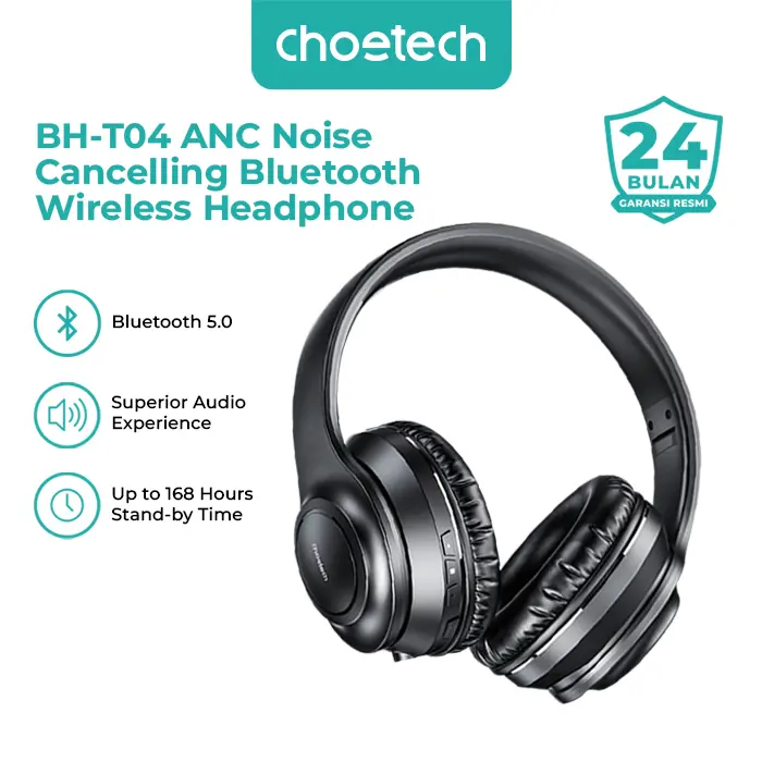 Choetech BH-T04 Headphone ANC Bluetooth Wireless Earphones