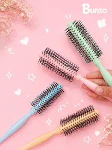 Sisir Bulat Rambut Pastel / Round Hair Brush Roller Sisir Styling Rambut Aesthetic Wanita Korean Style
