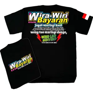 Tshirt WIra Wiri Bayaran-wong liyo ngerti opo? Cocok Pria Wanita Bahan Katun yang Premium